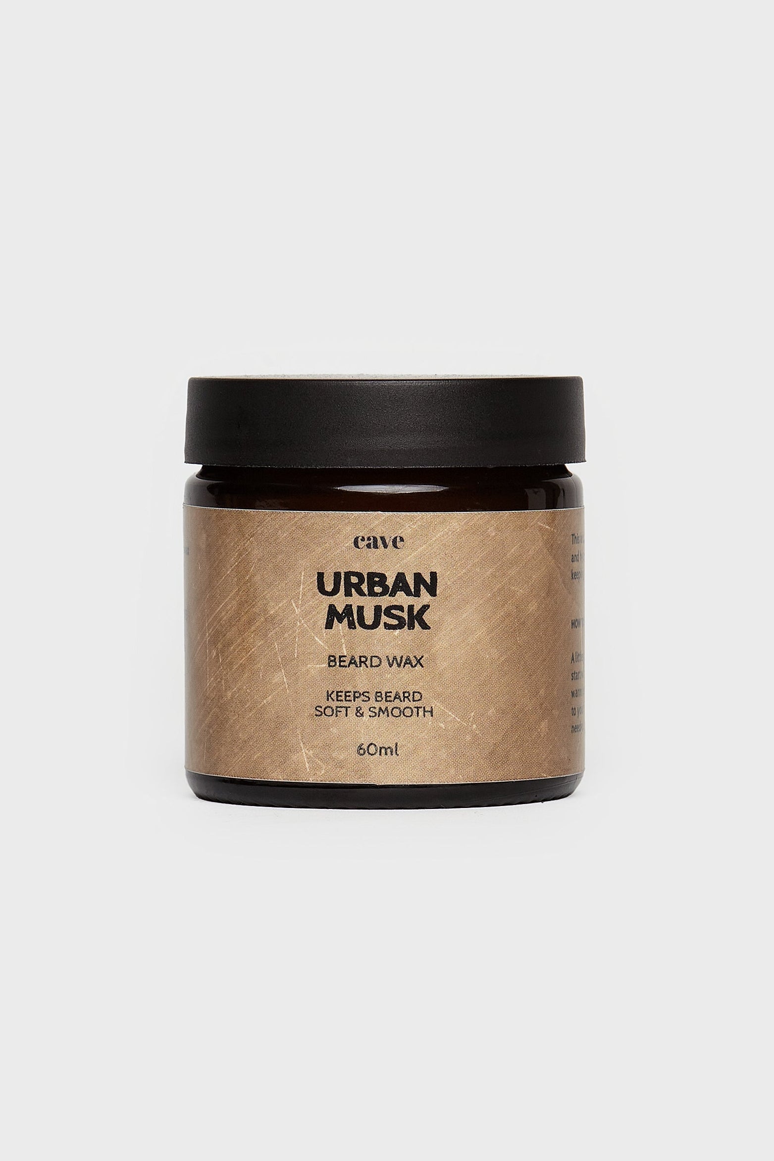 Urban Musk Natural Beard Wax - CAVE