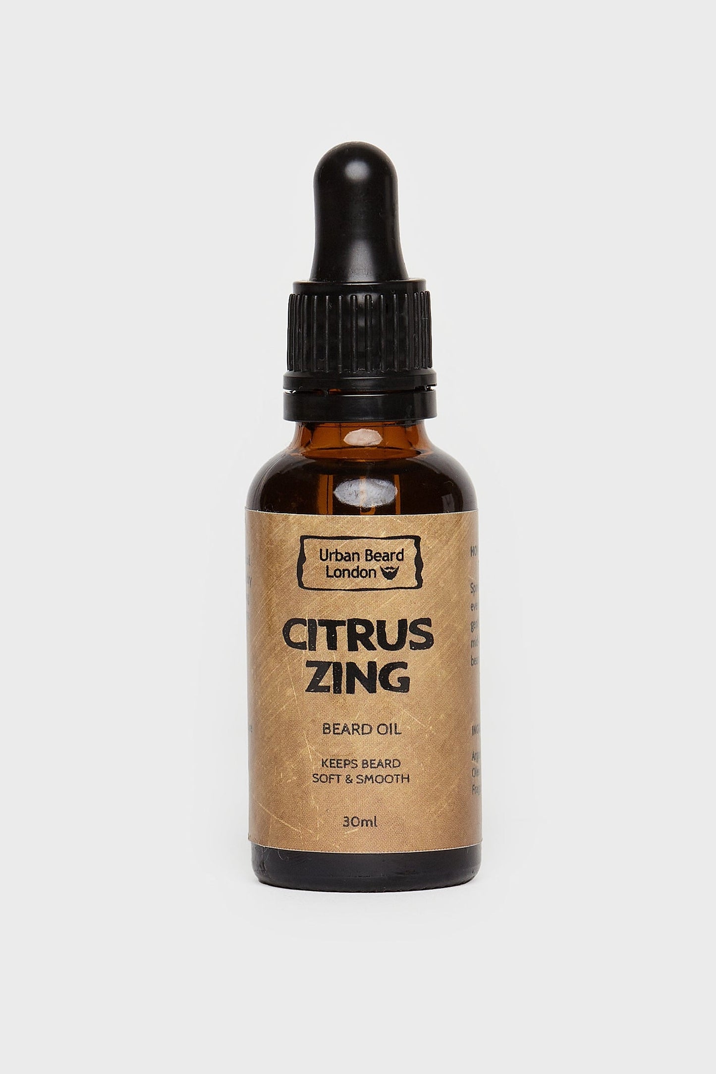 Citrus Zing Natural Beard Oil - CAVE