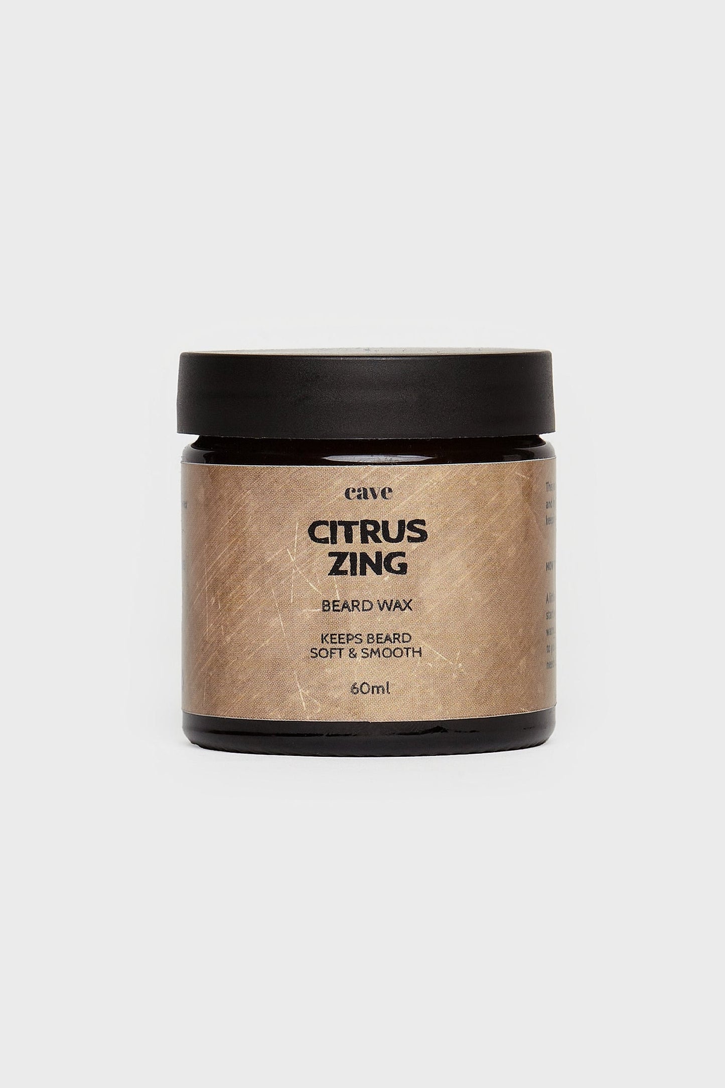 Citrus Zing Natural Beard Wax - CAVE